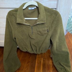 LIT Olive Green Fleece Pullover